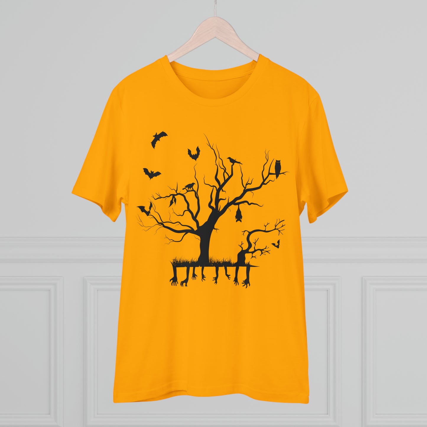 T-shirt Créateur Organique Branche d'Halloween - Unisexe