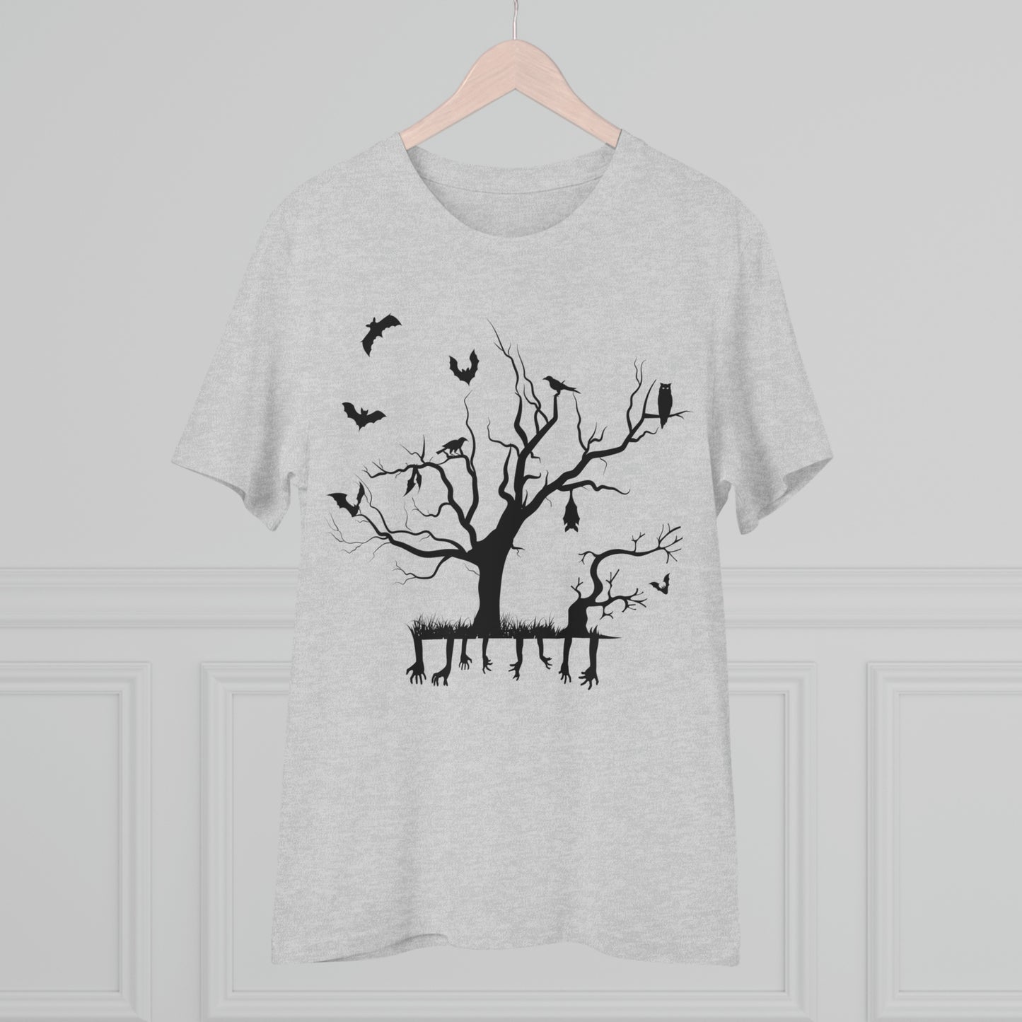 T-shirt Créateur Organique Branche d'Halloween - Unisexe