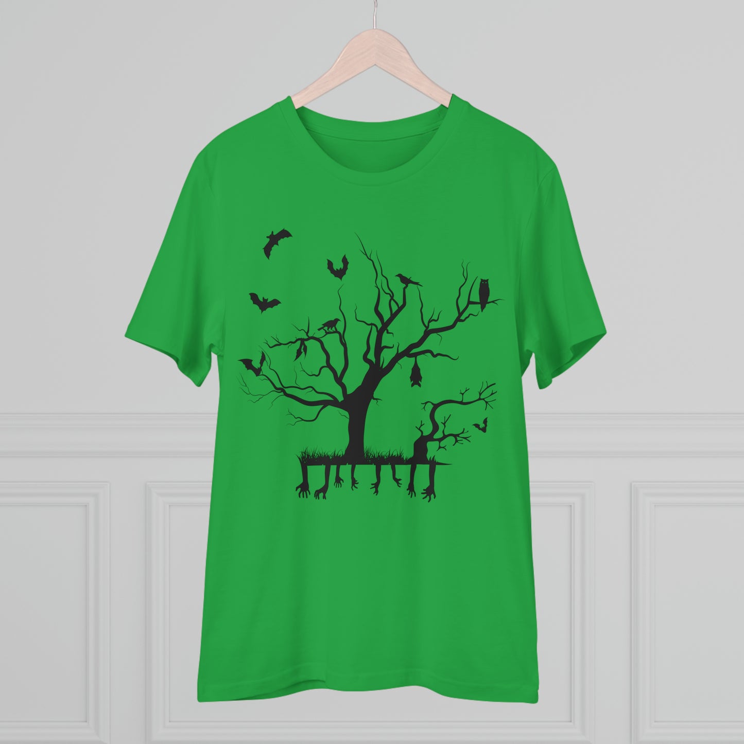 T-shirt Créateur Organique Branche d'Halloween - Unisexe