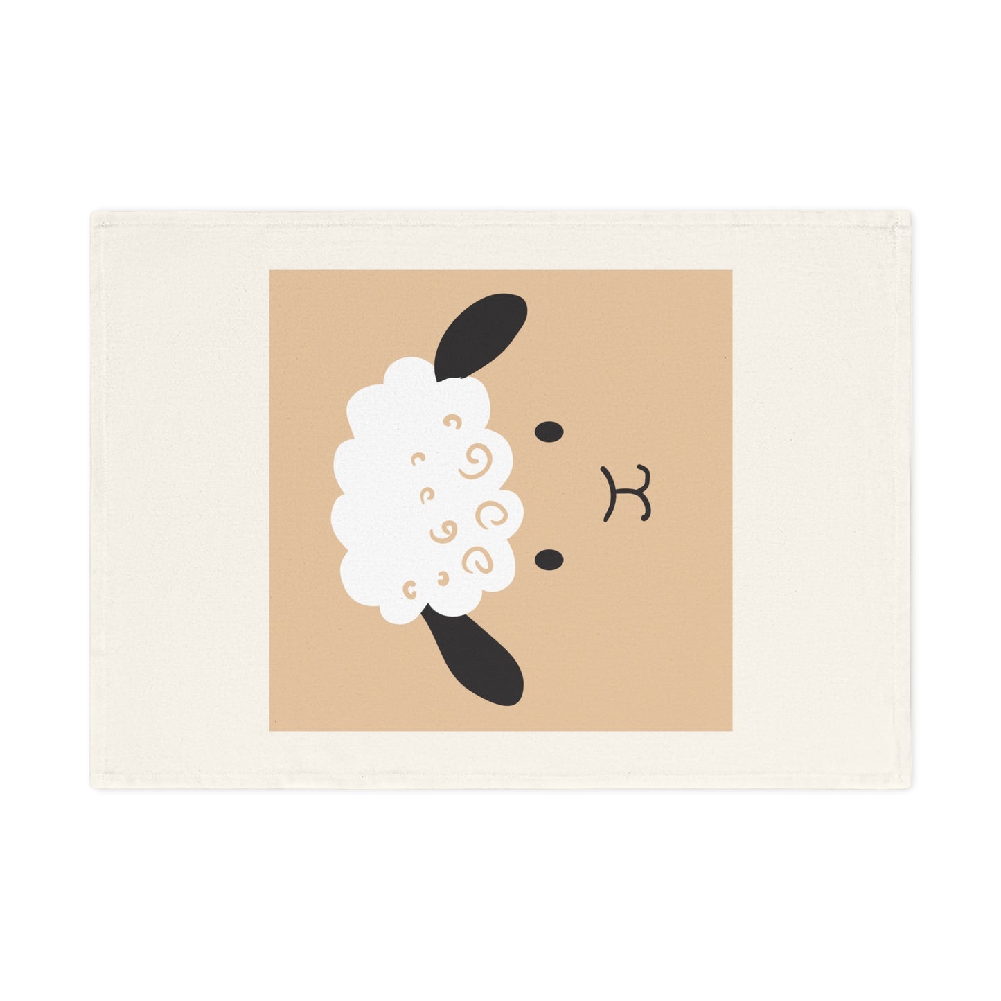 Sheep Relationsheep Organic Cotton Tea Towel, 50 x 70 cm, eco-friendly kitchen towel, bathroom hand towel