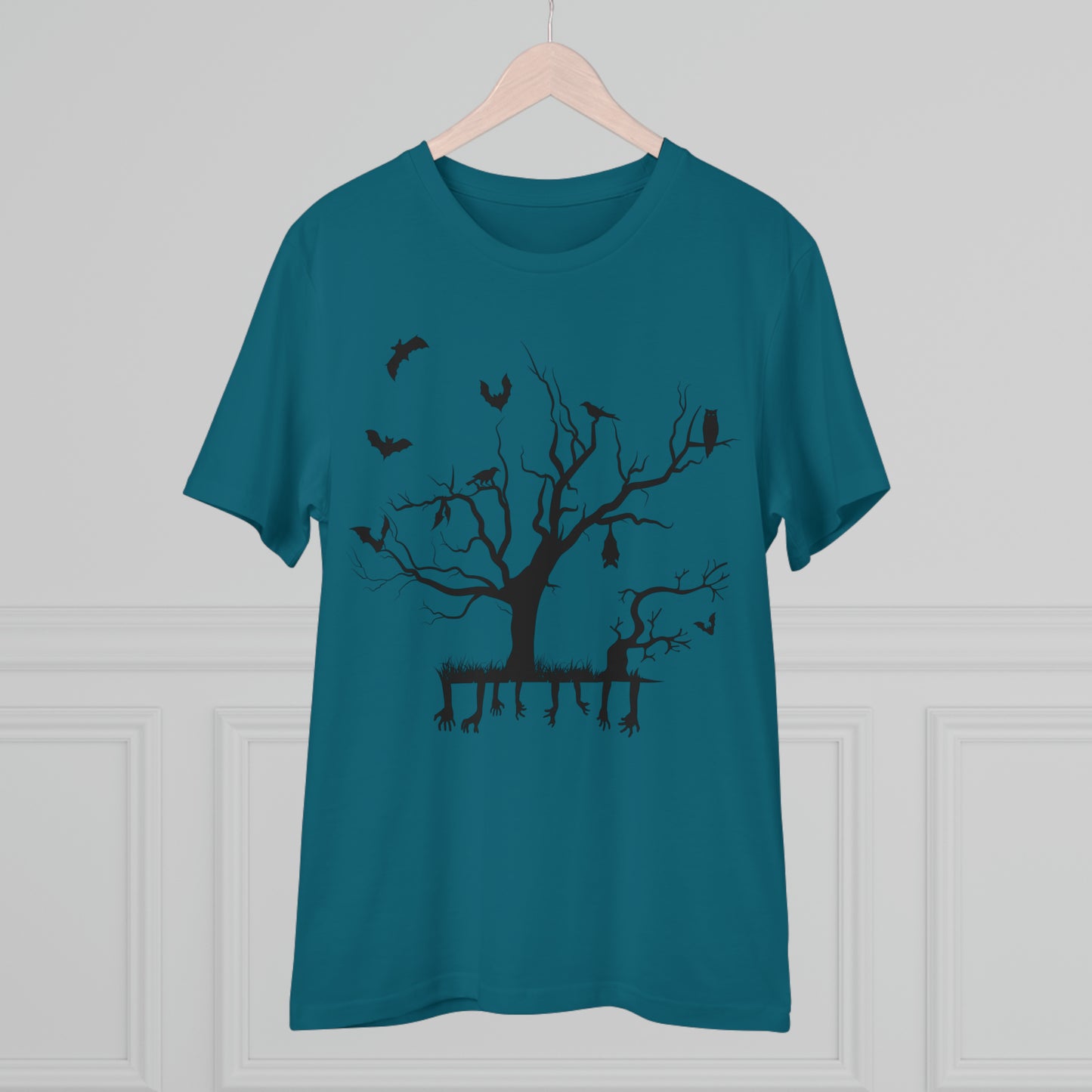 T-shirt Créateur Organique Branche d'Halloween - Unisexe