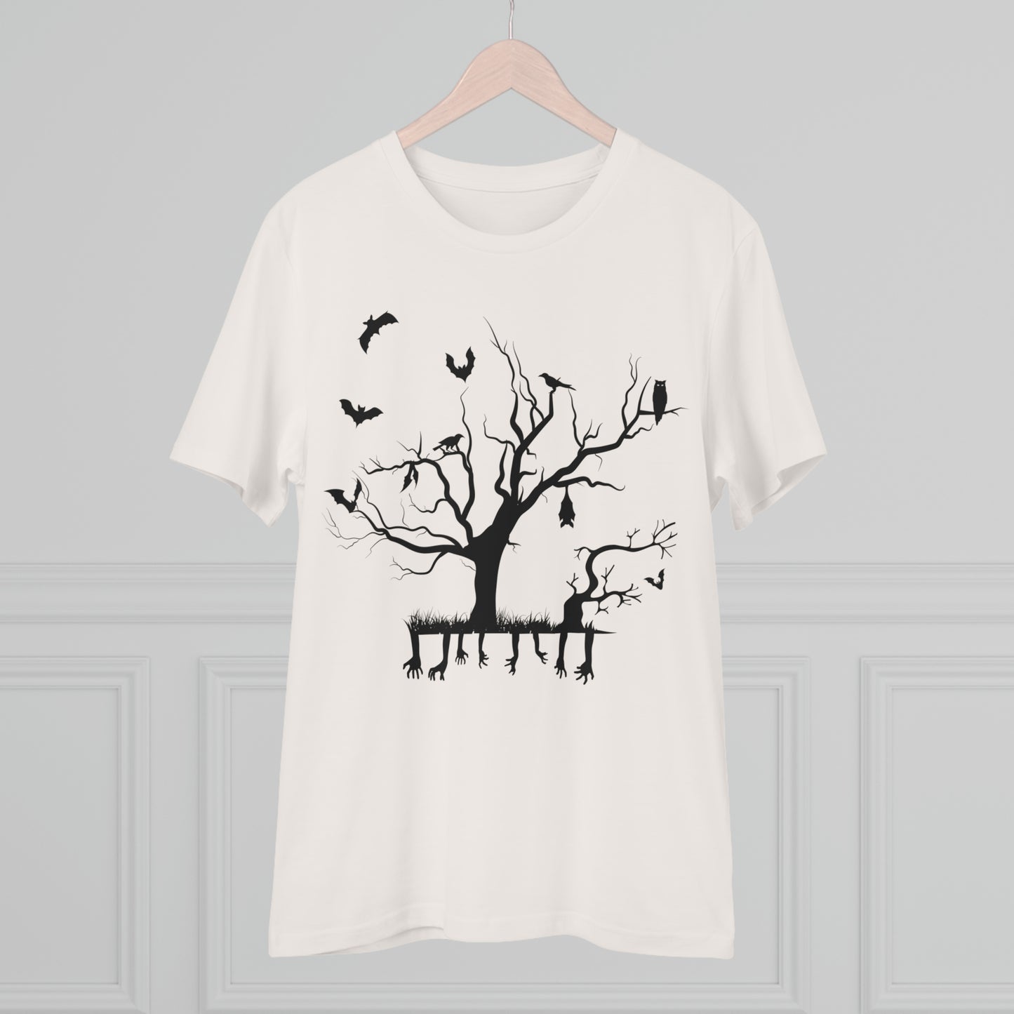 T-shirt Créateur Organique Branche d'Halloween - Unisexe