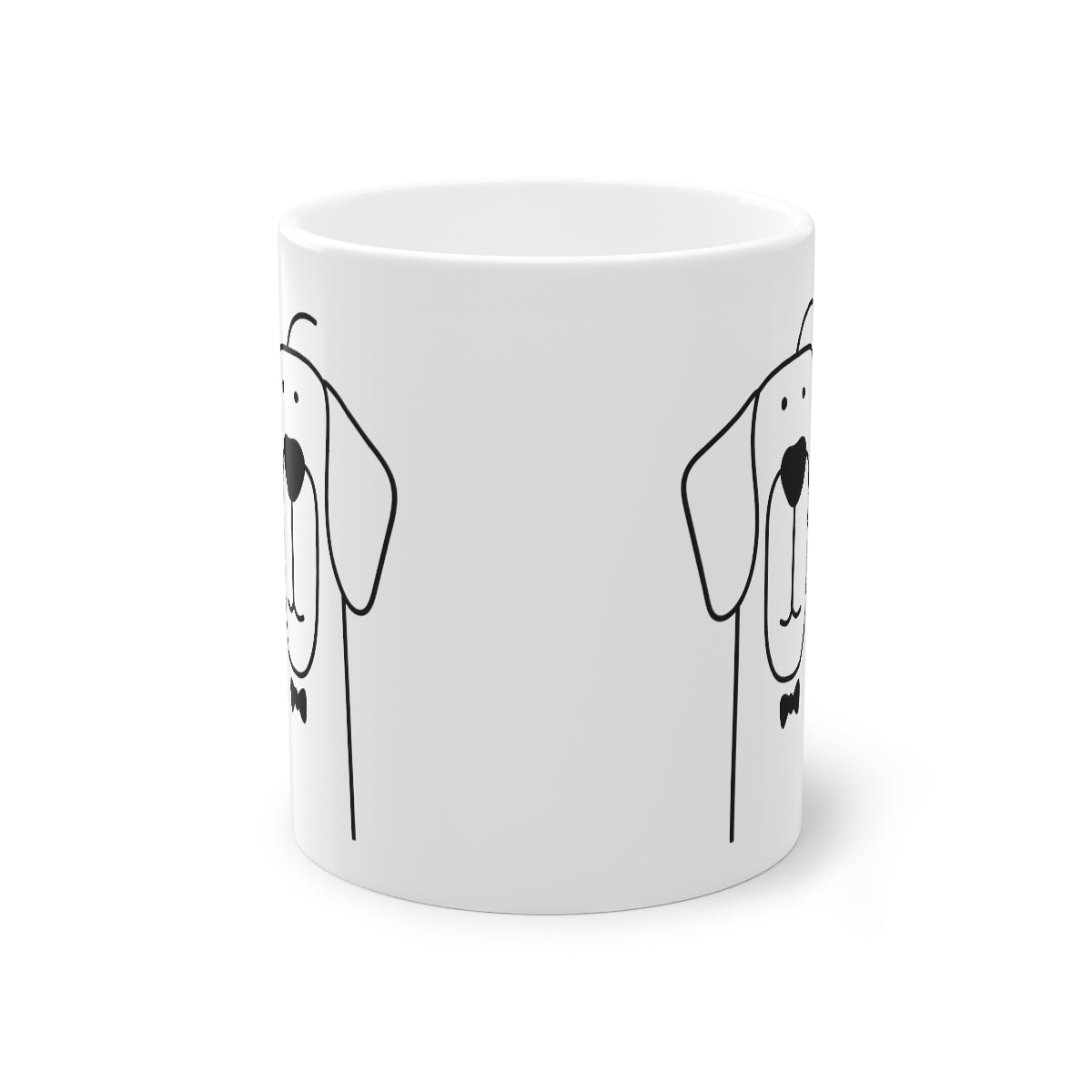 Cute dog Retriever mug, white, 325 ml / 11 oz Coffee mug, tea mug for kids, children, puppies mug for dog lovers, dog owners