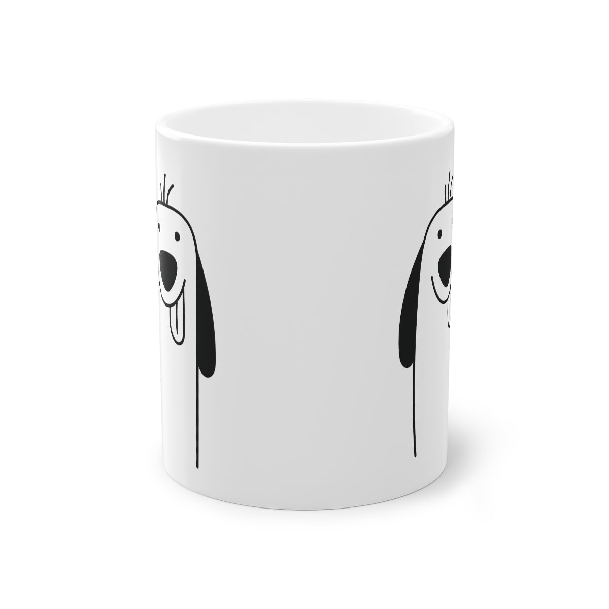 Cute dog Spaniel mug, white, 325 ml / 11 oz Coffee mug, tea mug for kids, children, puppies mug for dog lovers, dog owners